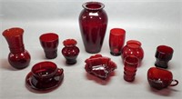 Ruby Red Dishes