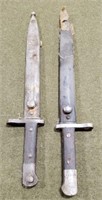 2 Turkish Mauser Bayonets