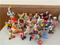 Lot of Clown figurines