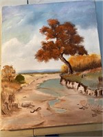 Hunter Bynum oil on canvas landscape