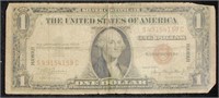 $1 Silver Certificates  HAWAI Red Seal 1935A Serie