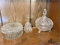 Footed Glass Candy Dish