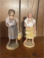 Handmade Pottery Women Figures