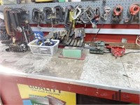 Assorted C-Clamps, Eye Bolts, and Shackles