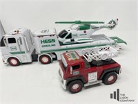 Hess Toy Truck with Helicopter