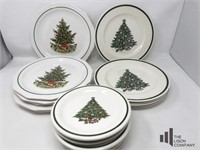 Assorted Christmas Plates
