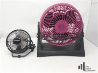 2 Tabletop Fans