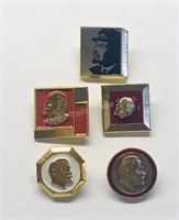 Russian - Lenin Propaganda Pins