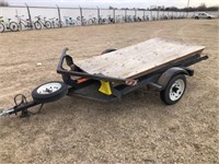 3-PLACE MOTORCYCLE TRAILER - SINGLE AXLE, CURRENTL
