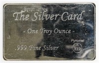 Coin Pyromet - 1 Oz. - .999 Fine Silver Bar