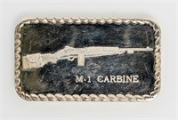 Coin M1 Carbine 1 Oz. - .999 Fine Silver Bar