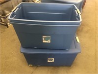 LOT OF 3 TOTES ONE LID