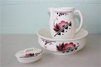 Pitcher & Bowl, Soap Dish, Made in Holland