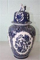 Delfts Ginger Pot Made For Royal Spinx by Boch,