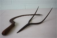 Vintage Sickle & Hay Fork