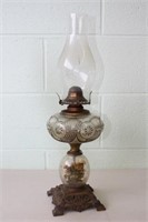 Vintage Oil Lamp 25H