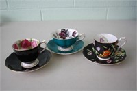 3 Royal Albert Cups & Saucers