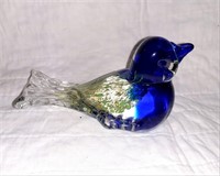 Art Glass Bird Paperweight