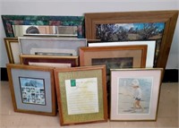 Large Lot of Pictures and Mirrors