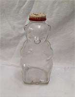 Vintage Snow Crest Bear Bank Bottle