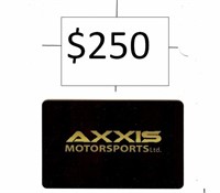 Axxis Motorsports - $250.00 Gift Card - #1