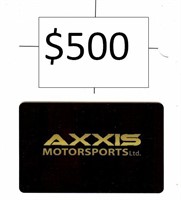 Axxis Motorsports - $500.00 in Gift Cards