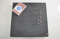 Paperstone Cribbage Board with Cards and Pegs