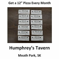 Humphrey's Tavern - Pizza for a Year