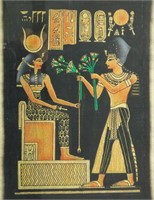 Handpainted Papyrus King Ramses II