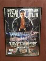 Original Kostya Tszyu Signed Printers Proof Poster
