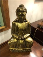 Wood Gilded Buddha