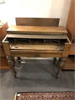 Antique spinet desk