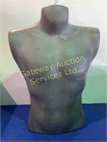 Male Torso Mannequin 
25 inches Tall