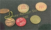 Vintage Collectable Tokens