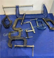C Clamps Sizes are 3, 4 and 10 inch