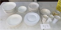 WHITE DISHES