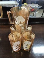 Pitcher & 4 Glasses