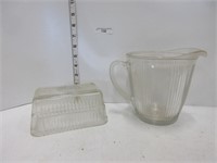 PITCHER; BUTTER DISH LID