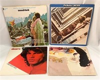 4 Vintage Albums: Doors/Beatles/Woodstock