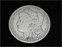 (1) 1902 MORGAN SILVER DOLLAR