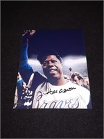 Hank Aaron Autograph 8x10 Photo W/COA