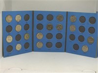 (15) KENNEDY HALF DOLLARS IN COLLECTION BOOK