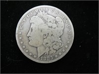 (1) 1883 MORGAN SILVER DOLLAR
