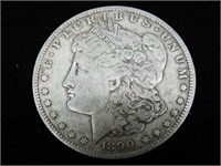 (1) 1890 MORGAN SILVER DOLLAR