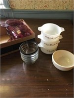 Purple Corningware, Dynaware Casserole, Anchor