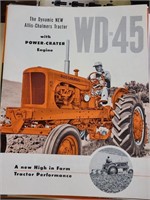 AC WD 45 tractor literature