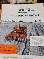 AC WD-40 Disc Harrow literature