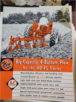 AC Big Capacity 4- Bottom Plow for WD-45 tractor