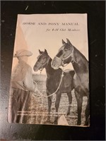 4-H Club Horse and Pony Manual