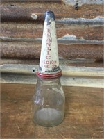 Atlantic Tin Pourer on Earlt Pint Bottle